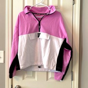 DKNY Front Pocket Pullover with Zipper